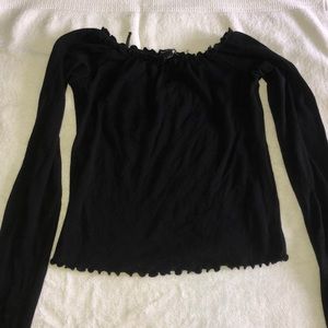 Forever 21 Off the Shoulder Ruffle Top